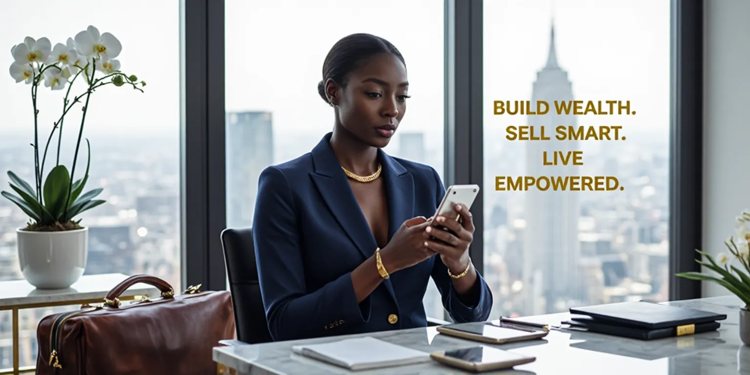 Build Wealth. Sell Smart. Live Empowered.’