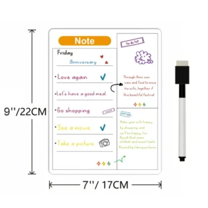 Magnetic Calendar For Fridge Monthly Weekly Planner Calendar Table Dry Erase Whiteboard With Pen Fridge Sticker Message Board